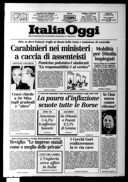 Italia oggi : quotidiano di economia finanza e politica